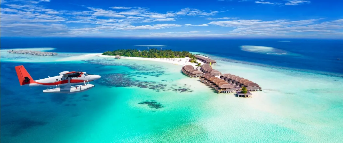 Alimatha Island Maldives: Endless Blue in a Shroud of White