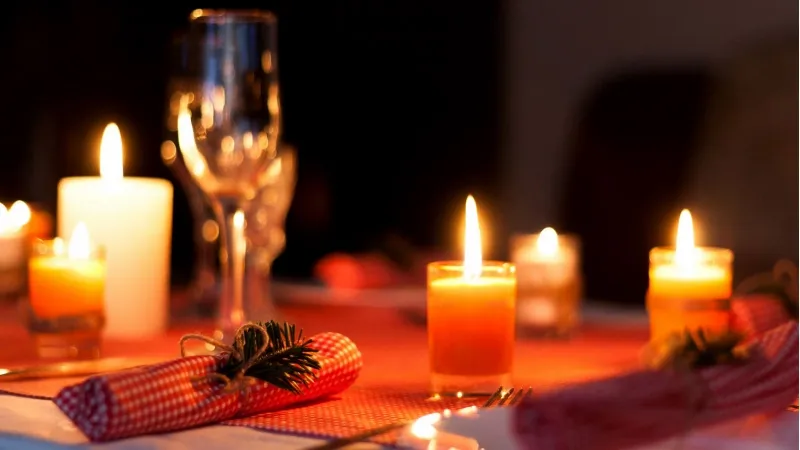 Enjoy a Candlelight Dinner with Your Partner