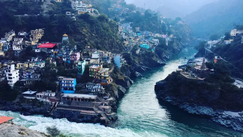 Rudraprayag:  "Sangam" the Convergence of the Two Holy Rivers