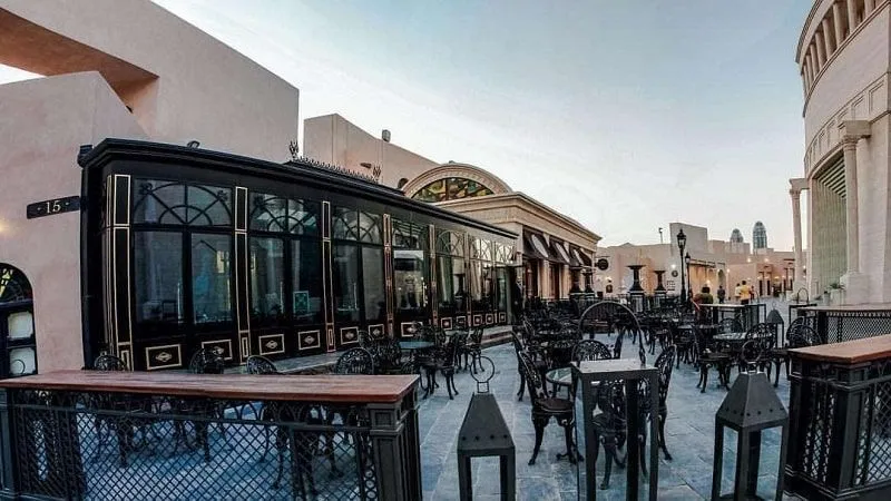 مطعم في الحي الثقافي كتارا الدوحة