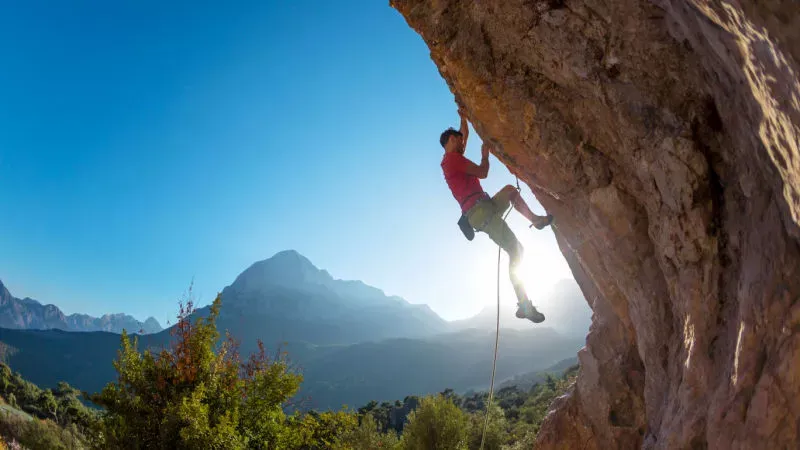 Rock Climbing: Soaking Up with Sweat