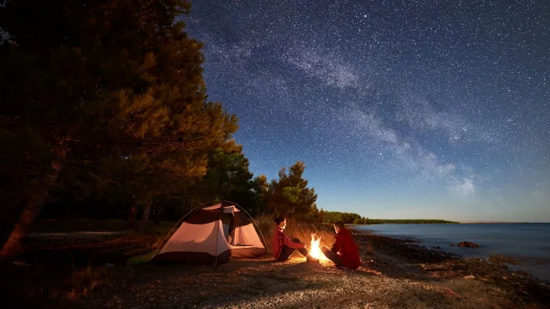 Camp in Floating Tents