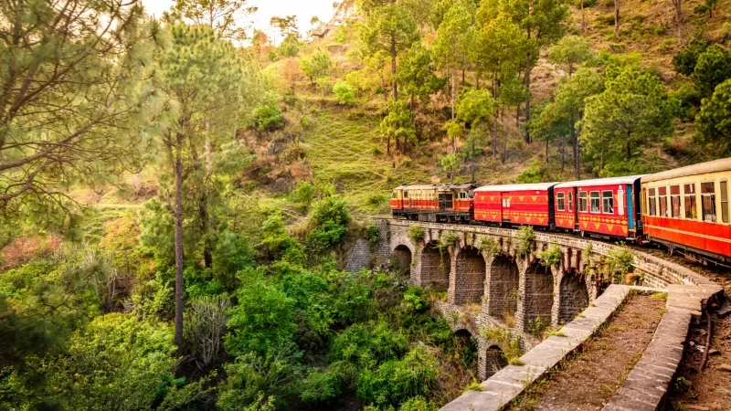 Toy Train Ride in Shimla