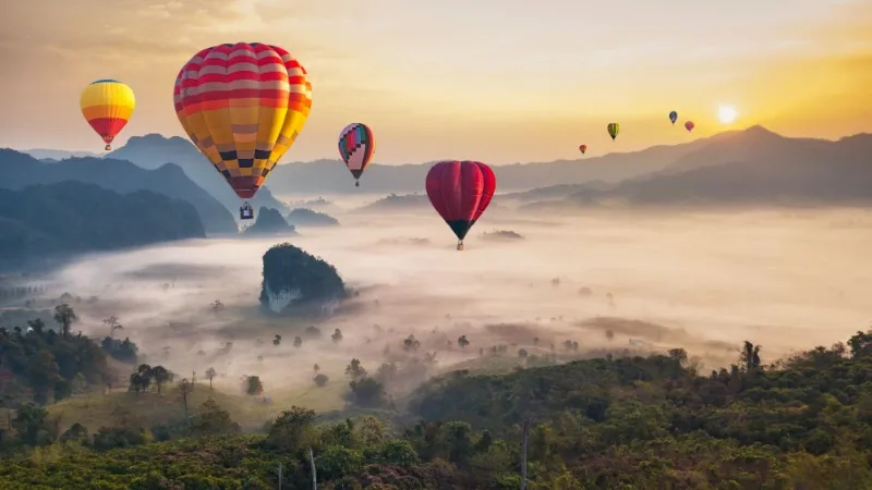 Hot Air Ballooning in Kandalama, Sri Lanka