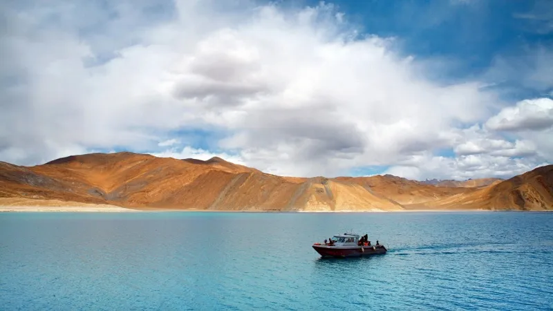 Take a Boat Ride in Pangong Lake