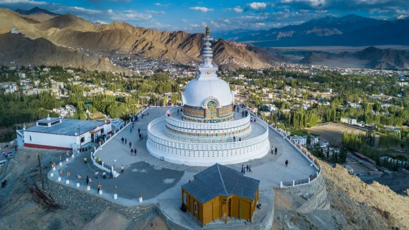 Visit Shanti Stupa, the Symbol of Peace and Love