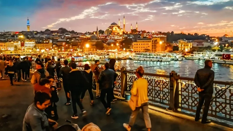 Strolling Through the Galata Bridge