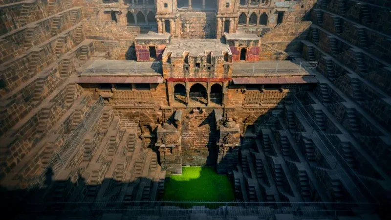 Chand Baori Stepwell: A Haunted Depth