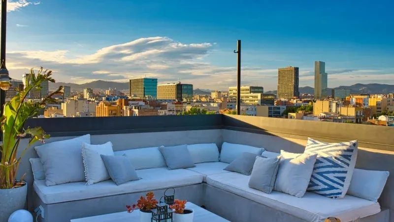 Enjoy the Night at a Rooftop Terrace