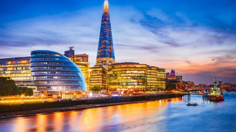 Watch Magical Fireworks from The View From The Shard