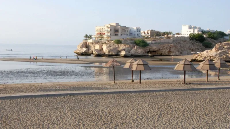 The Scenic Qurum Beach Of Muscat