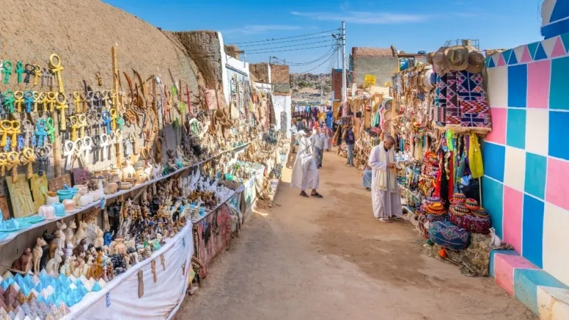 Shopping at Aswan