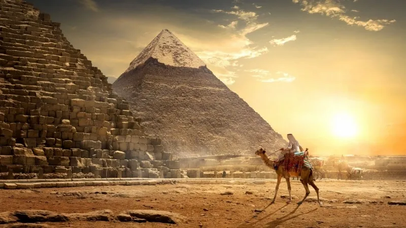 Exploring Pyramids of Khufu, Khafre, and Menkaure