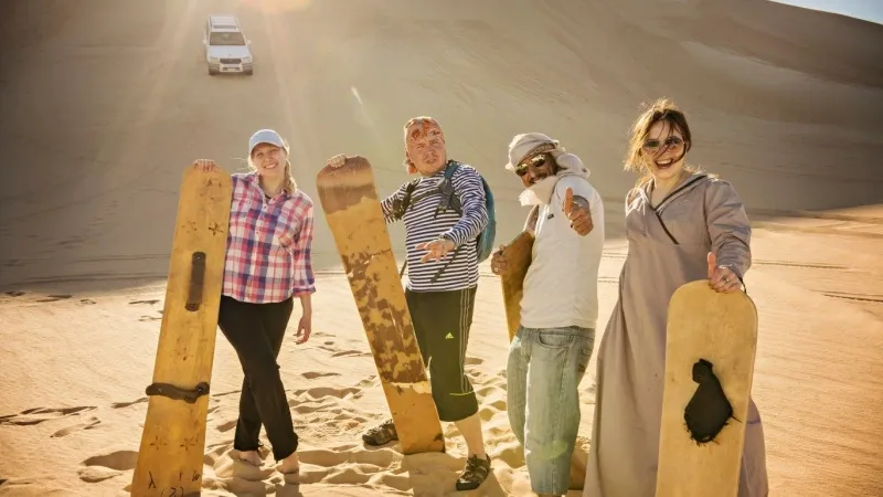 Sandboarding in Qatar