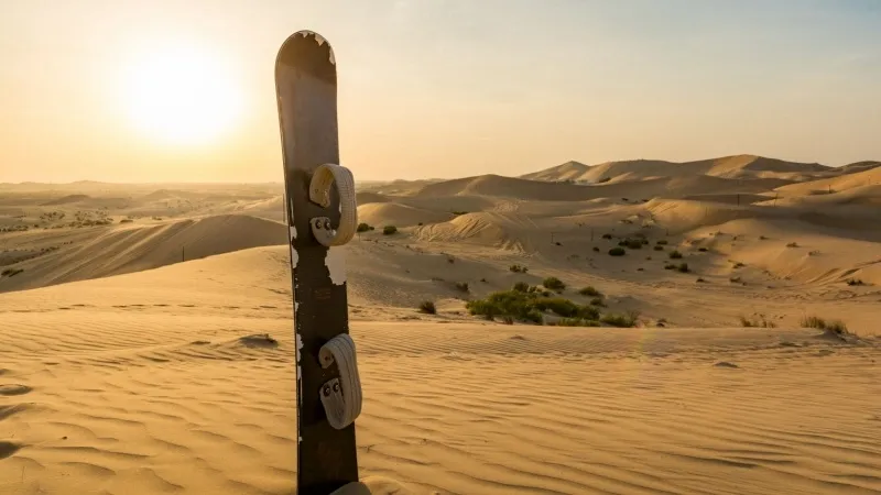 Sandboarding in Qatar