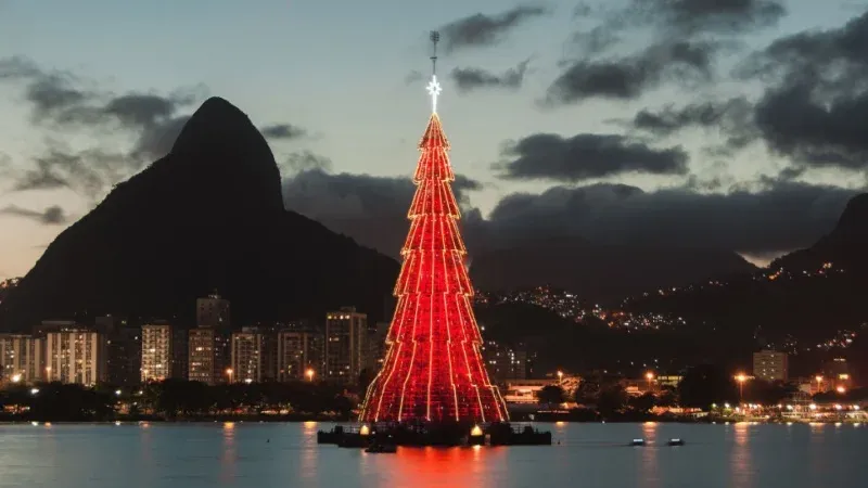 Rio de Janeiro Floating Christmas Tree (Brazil)