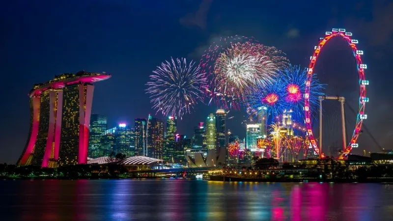 What is Special About Marina Bay Fireworks in Singapore?
