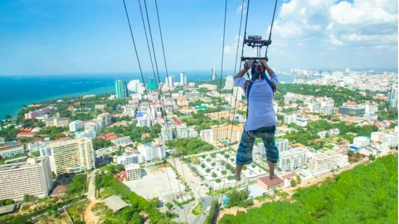 Pattaya Zipline at Park Tower