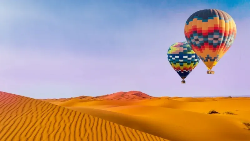 رحلة منطاد الهواء الساخن