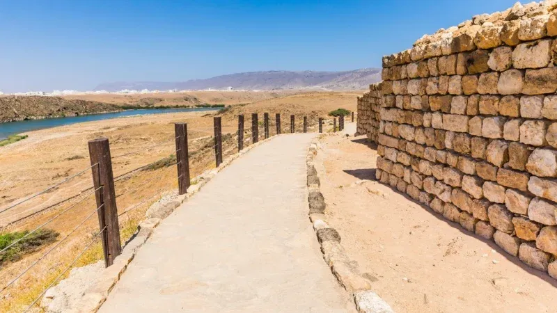 Explore the ruins of Sumhuram Archaeological Park