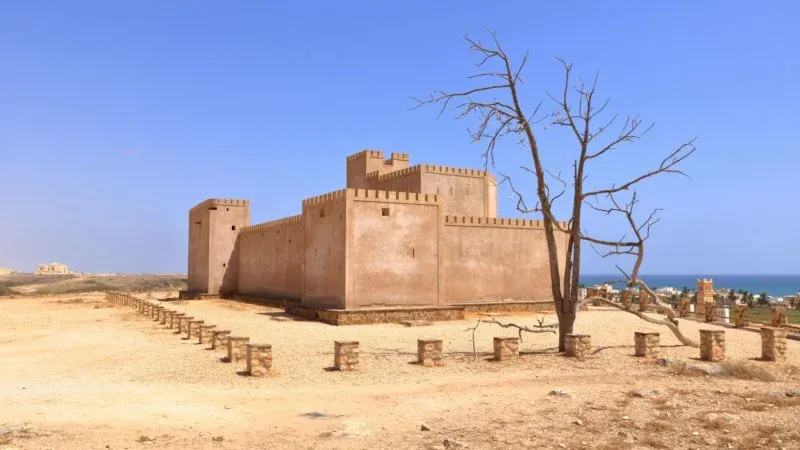 Admire the architecture of Taqah Castle