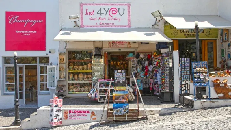 Fira’s Gold Street, Santorini