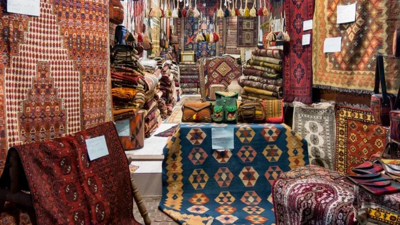 The Textile Souq: A Splash of Color