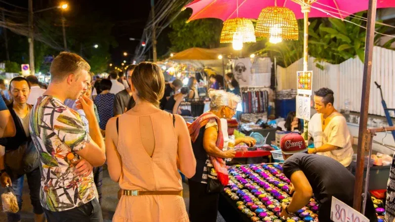 Stroll Through the Sunday Walking Street Market