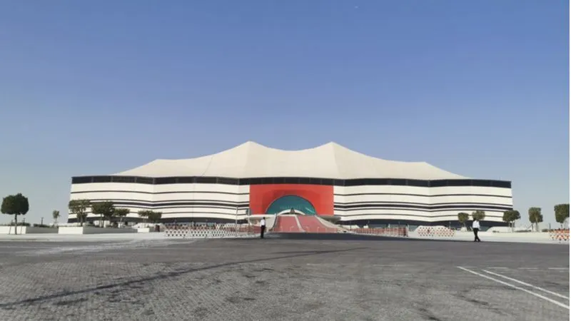 Al Bayt Stadium in Qatar