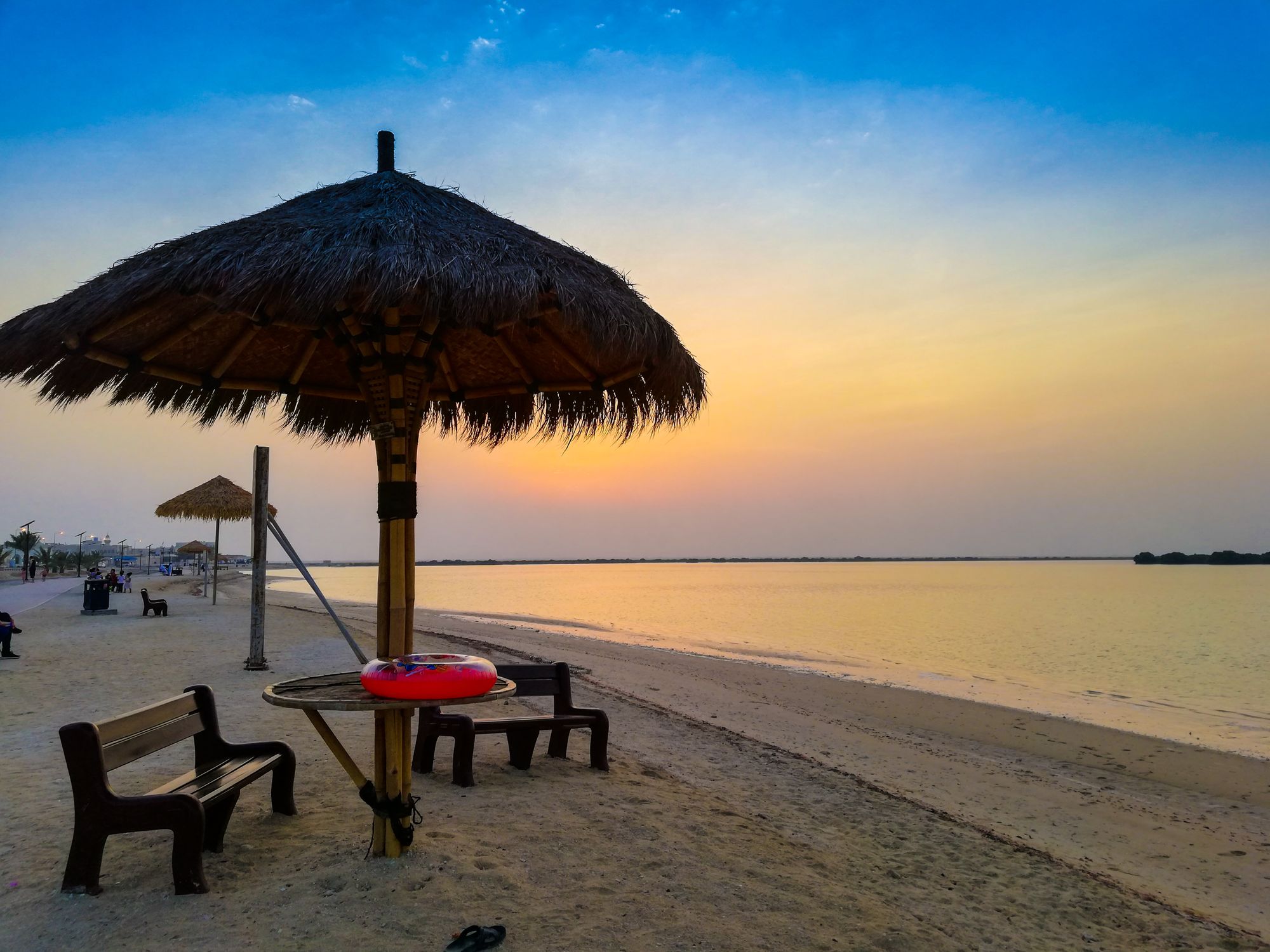 Al Thakira Beach in Qatar