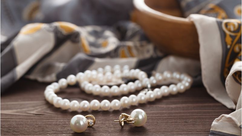 Gold and Pearl Jewelry
