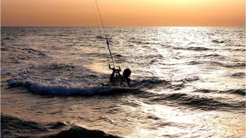 Kite Surfing in Doha