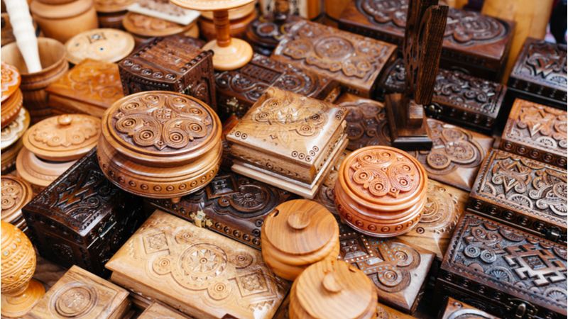 Wooden Boxes  - Shopping In Qatar