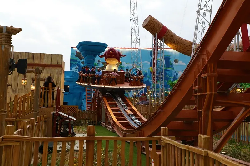 rides at the Angry bird world in Dooha