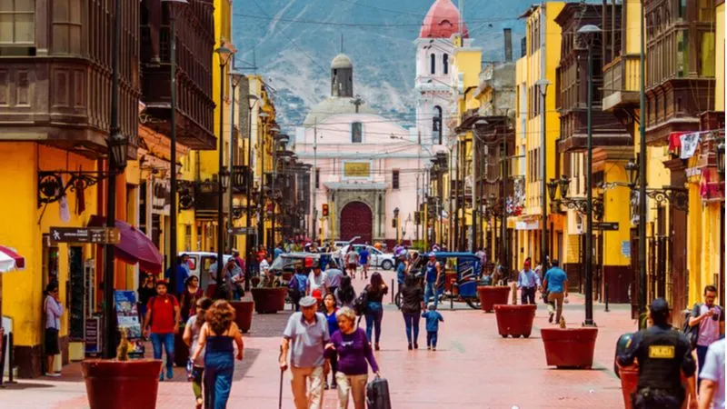 Lima, the sprawling city of Peru