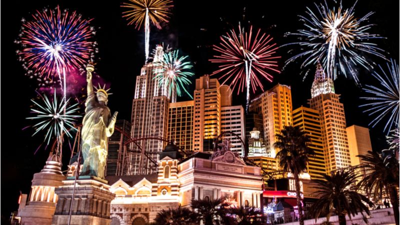 New Year in Las Vegas, Nevada