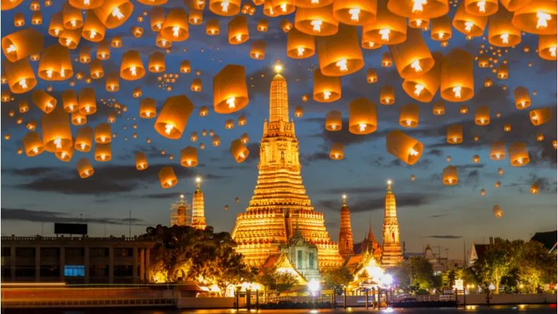 New Year in Bangkok, Thailand