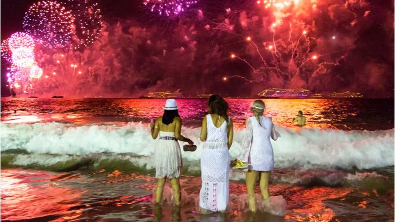 New year in Rio de Janeiro, Brazil