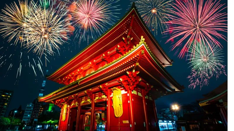 New Year in Tokyo, Japan
