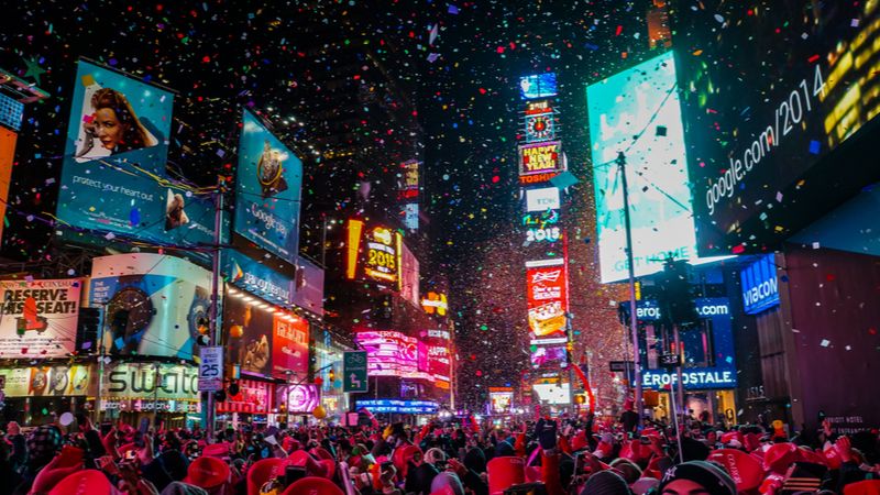 New York City - New Year Celebration in the USA