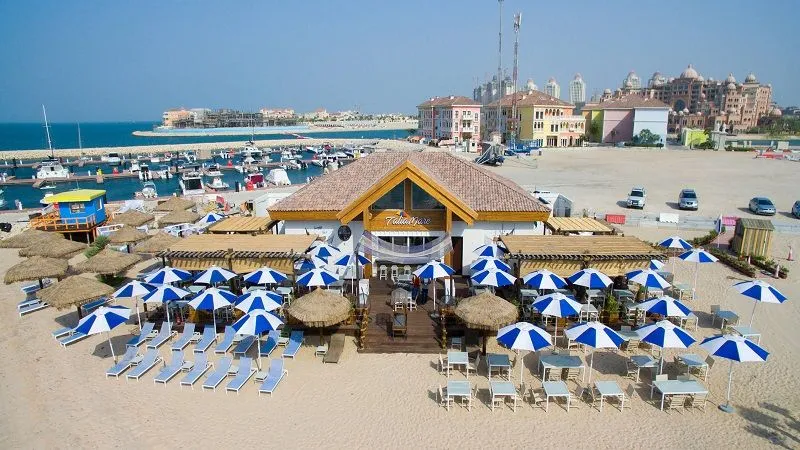 Porto Arabia Talia Maare Beach Club in The Pearl Qatar