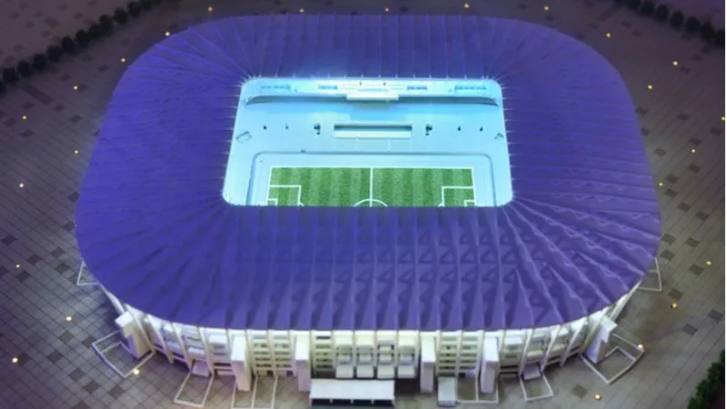 Ras Abu Aboud Stadium In Qatar 