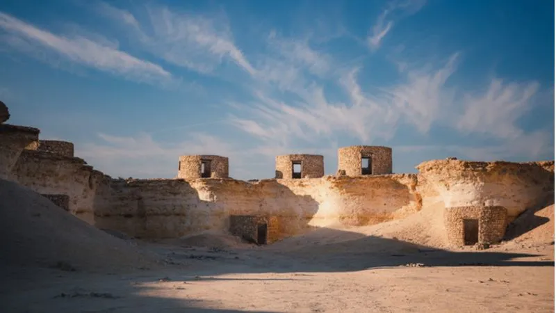 The Construction Of Zekreet Fort Qatar