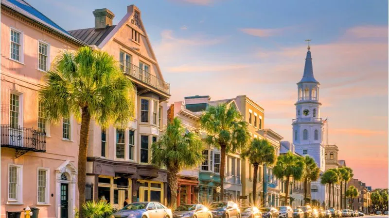 Charleston - Best places to visit in the USA for honeymoon