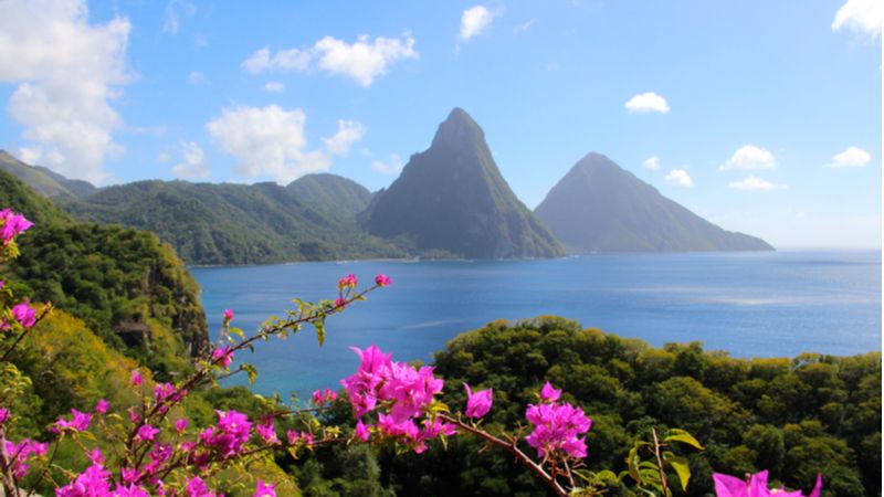 St. Lucia -  beautiful honeymoon places to visit in the world