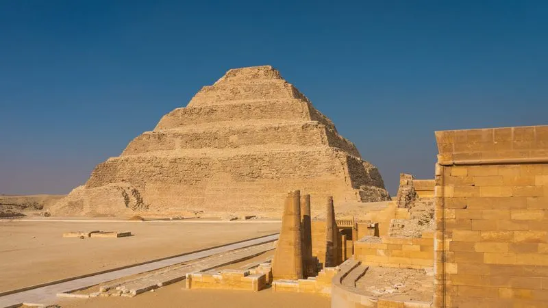 Visit The Pyramid Of Djoser At Saqqara