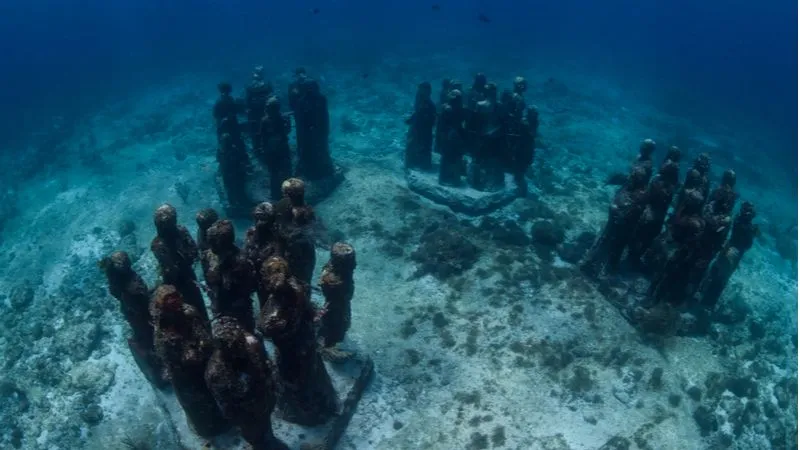 Visit the Underwater Museum in Cancun