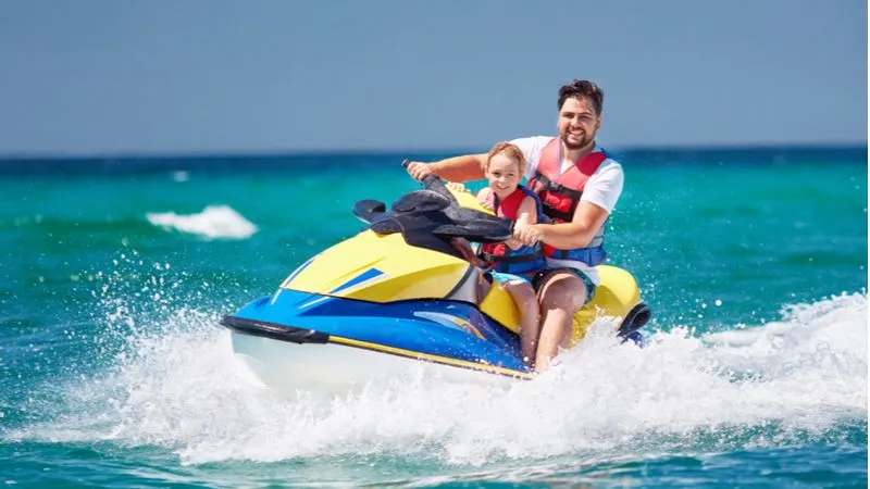 Enjoy Jet Skiing In The Warm Waters