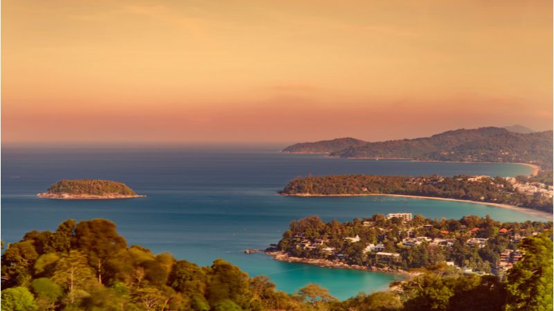 Gape The Beaches From The Karon Viewpoint