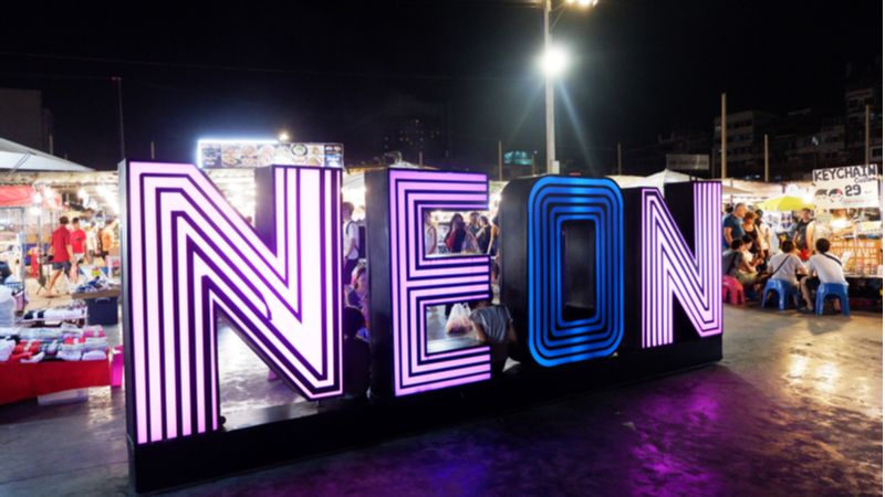 Neon Night Market